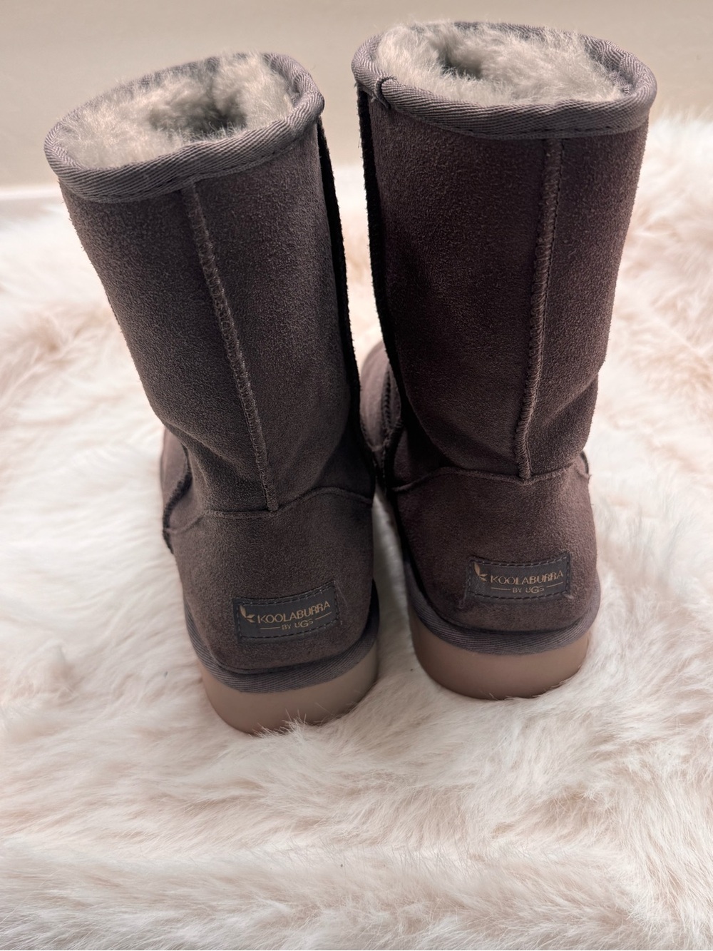 Koolaburra by UGG grey Mid-Calf Shearling Boots